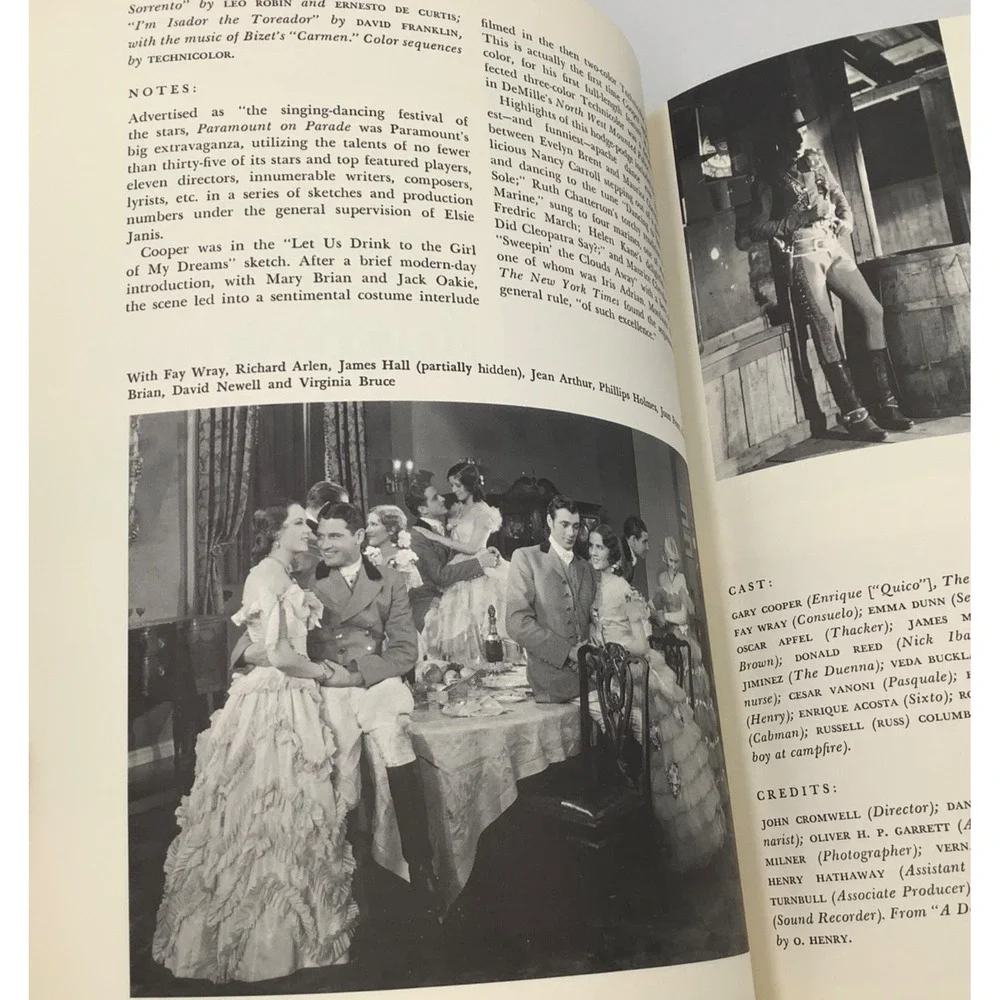 The Films of Gary Cooper by Homer Dickens Paperback First Edition 1970‎